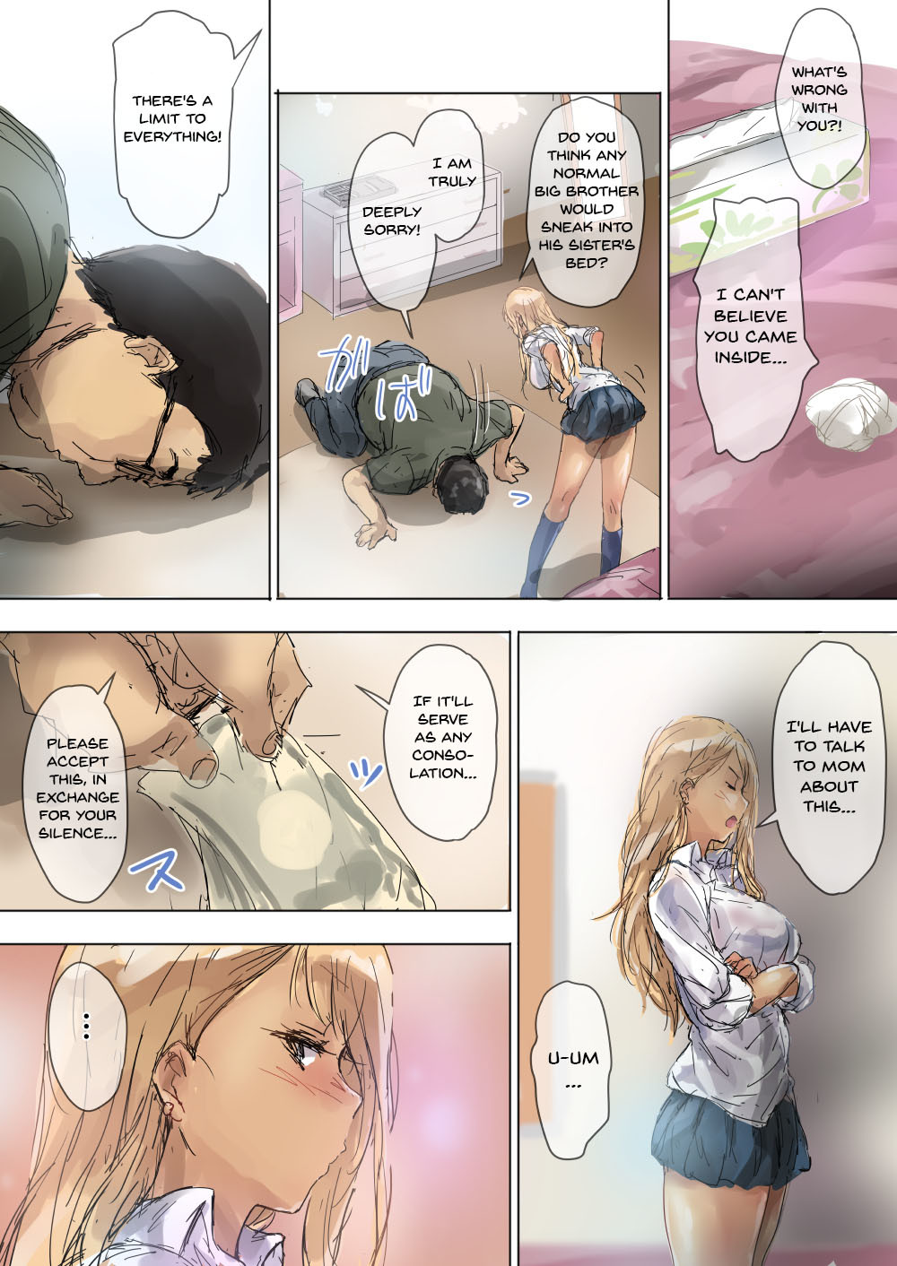 Hentai Manga Comic-A Cheeky Gyaru Schoolgirl Gets Reformed By Her Otaku Older Brother's Cock-Read-15